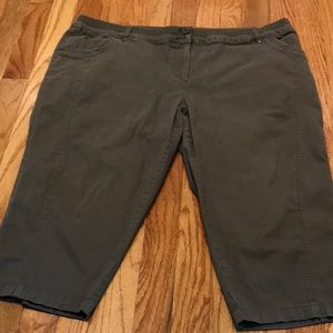 Briggs~Capris~~Army Green~🍃🌱